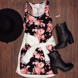 Shop Priceless Floral Bodycon Dress